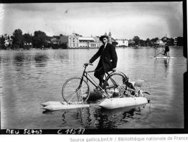 Hydrocycle, sans date (BNF, Gallica)