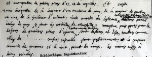 Barquette, description Peiresc, 1605-1606