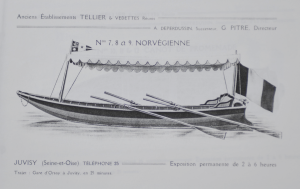 Norvégienne du catalogue A. Deperdussin à Juvisy - canots automobiles, à (…)